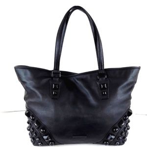 Burberry Large Nikki Black Studded Tote